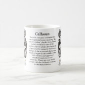 マグのCalhoun、起源および意味 コーヒーマグカップ (中央)