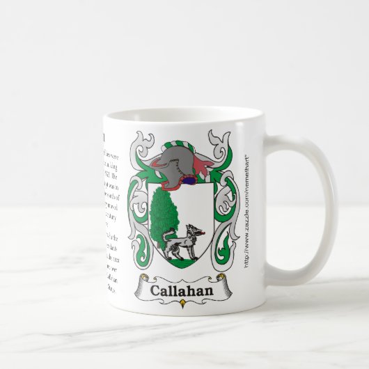 マグのCallahan、起源および意味 コーヒーマグカップ (右)