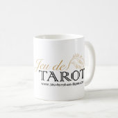 マグのde joueurのjeu de tarot コーヒーマグカップ (正面右)