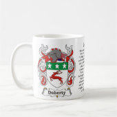 マグのDoherty、起源、意味および頂上 コーヒーマグカップ (左)