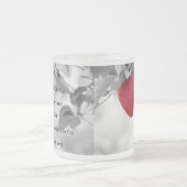 マグのEzekielの36:26を変形させる新しいハート フロストグラスマグカップ (中央)