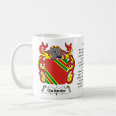 マグのGalindo、起源、意味および頂上 コーヒーマグカップ (左)