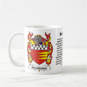 マグのHendersonの家紋 コーヒーマグカップ (左)