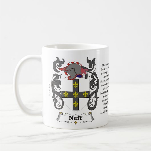 マグのNeff、起源、意味および頂上 コーヒーマグカップ (左)