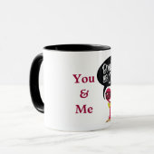 マグのNoir personnalisable マグカップ (正面左)