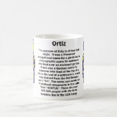 マグのOrtizの家紋 コーヒーマグカップ (中央)