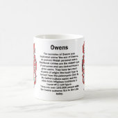 マグのOwensの家紋 コーヒーマグカップ (中央)