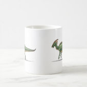 マグのParasaurolophusの恐竜 コーヒーマグカップ (中央)