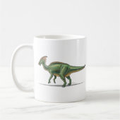 マグのParasaurolophusの恐竜 コーヒーマグカップ (左)