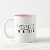 "マグのProsecco"、おもしろマグカップ ツートーンマグカップ (左)