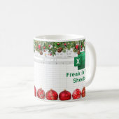 マグはシーツの中で自由に過ごす コーヒーマグカップ (正面右)