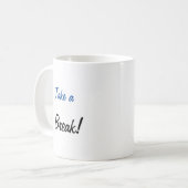 マグは休憩する コーヒーマグカップ (正面左)