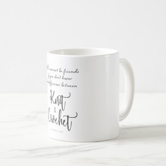 "マグは友人"のである場合もありません コーヒーマグカップ (正面右)