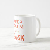 マグは平静およびBuskを保ちます コーヒーマグカップ (正面右)