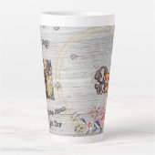 マグは愛犬家用、マグは大事な行事用。 カフェラテマグ (正面)