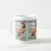 マグは料理を忘れます コーヒーマグカップ (正面左)