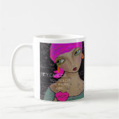 マグは陽性を考えます。… Laを…正しく食べて下さい コーヒーマグカップ (左)