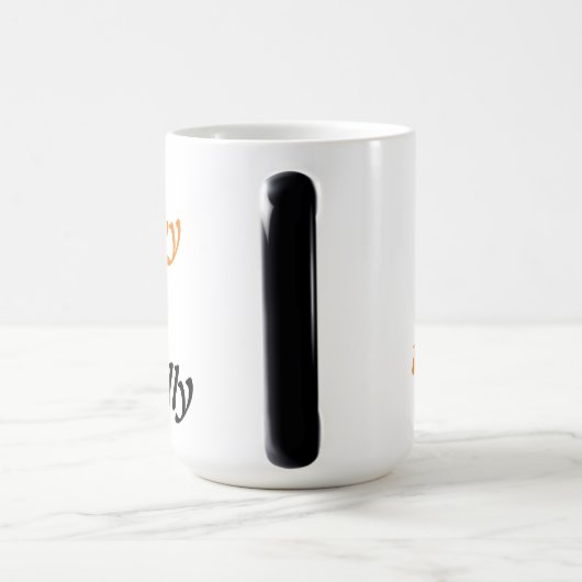 マグは驚く妊娠 モーフィングマグカップ (ハンドル)