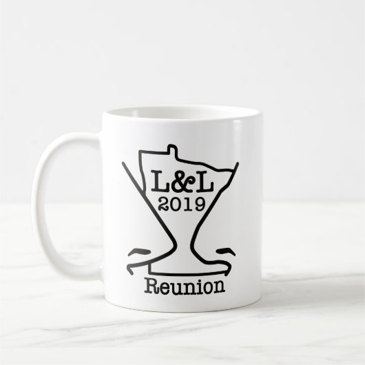 マグは2味方しました コーヒーマグカップ (左)