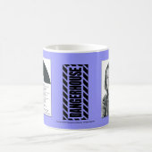 マグはTAQN Dangerhouseを注目します コーヒーマグカップ (中央)