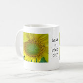 マグひまわり、「いい一日を* コーヒーマグカップ (正面左)