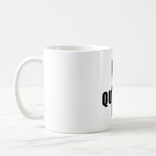 マグやめでコーヒーやお茶を飲まない コーヒーマグカップ (左)