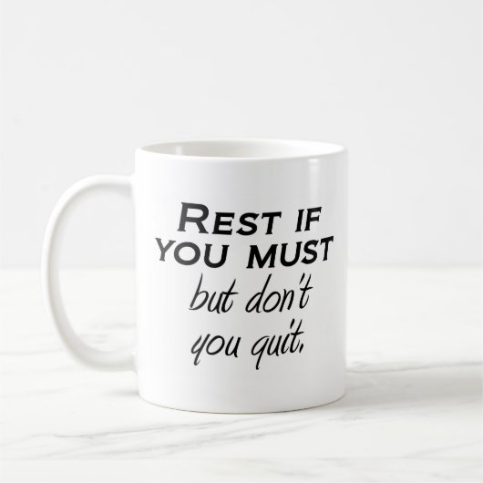 マグやる気を起こさせる引用文インスパイア自信ギフト コーヒーマグカップ (左)