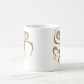 マグをまねること コーヒーマグカップ (中央)