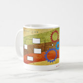 マグをコードするモデル コーヒーマグカップ (正面左)