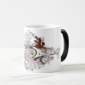 マグをサーフするために生まれて下さい モーフィングマグカップ (正面右)