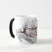 マグをサーフするために生まれて下さい モーフィングマグカップ (正面左)