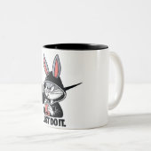 マグを使って頑張る ツートーンマグカップ (正面右)