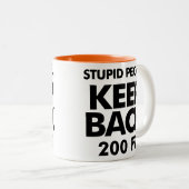 マグを保って下さい ツートーンマグカップ (正面右)