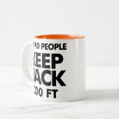 マグを保って下さい ツートーンマグカップ (正面左)