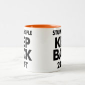 マグを保って下さい ツートーンマグカップ (中央)