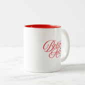 マグを信じ、達成して下さい ツートーンマグカップ (正面右)