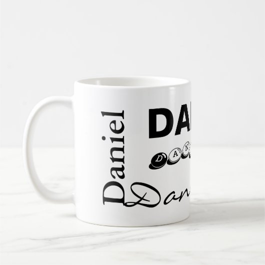 マグを個人化して下さい コーヒーマグカップ (左)