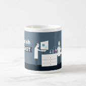 マグを出版しますか、死にますか、またはPodcast コーヒーマグカップ (中央)