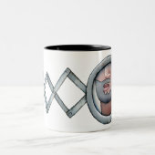 マグを剃ること ツートーンマグカップ (中央)