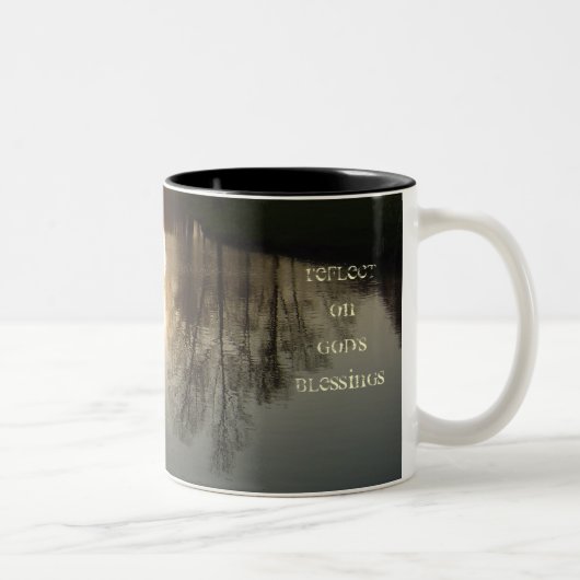 マグを反映して下さい ツートーンマグカップ (右)
