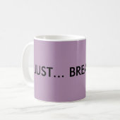 マグを吸う コーヒーマグカップ (正面左)