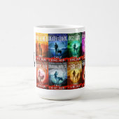 マグを変形させるシドニーライのミステリー モーフィングマグカップ (中央)