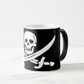 マグを変形させるスカル及び骨 モーフィングマグカップ (正面右)