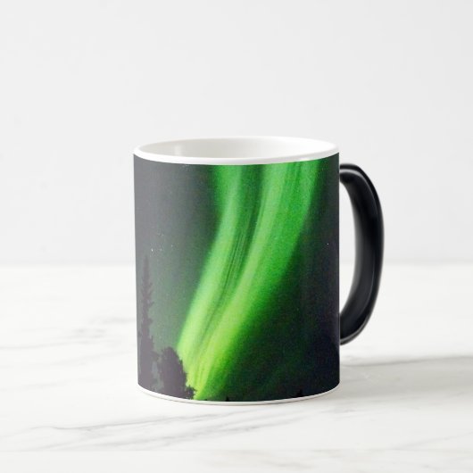 マグを変形させる美しいNorthern Lights モーフィングマグカップ (正面右)