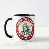 マグを循環させるために生まれて下さい マグカップ (左)