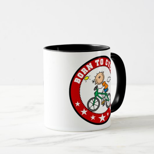 マグを循環させるために生まれて下さい マグカップ (正面右)