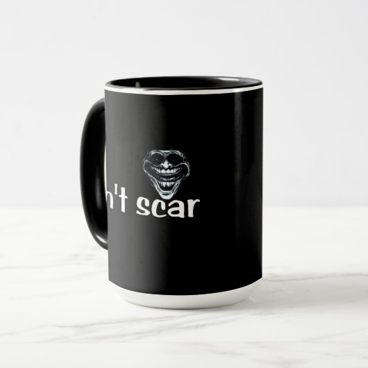 マグを怖がらせるな マグカップ (正面左)