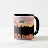 マグを愛するものをすること愛して下さい マグカップ (正面右)