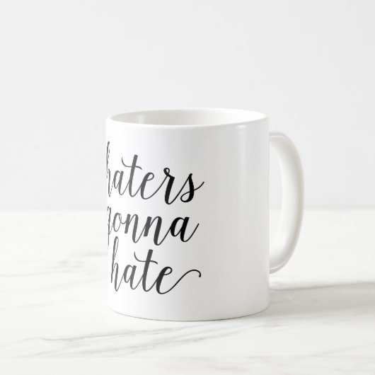 マグを憎むことを行っている嫌悪症 コーヒーマグカップ (正面右)