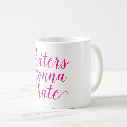 マグを憎むことを行っている嫌悪症 コーヒーマグカップ (正面右)